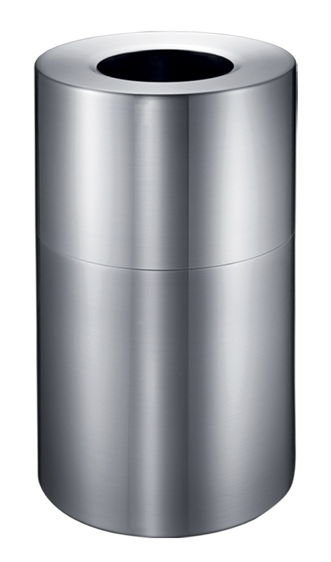 Afvalbak grote capaciteit 130 ltr aluminium